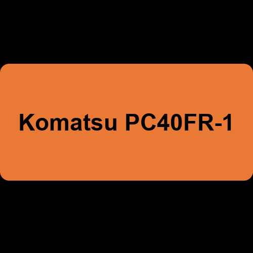 Komatsu PC40FR-1